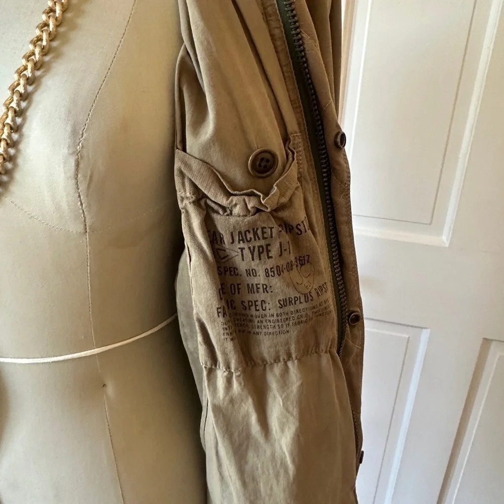 J. Crew Women's cotton green Utility Jacket